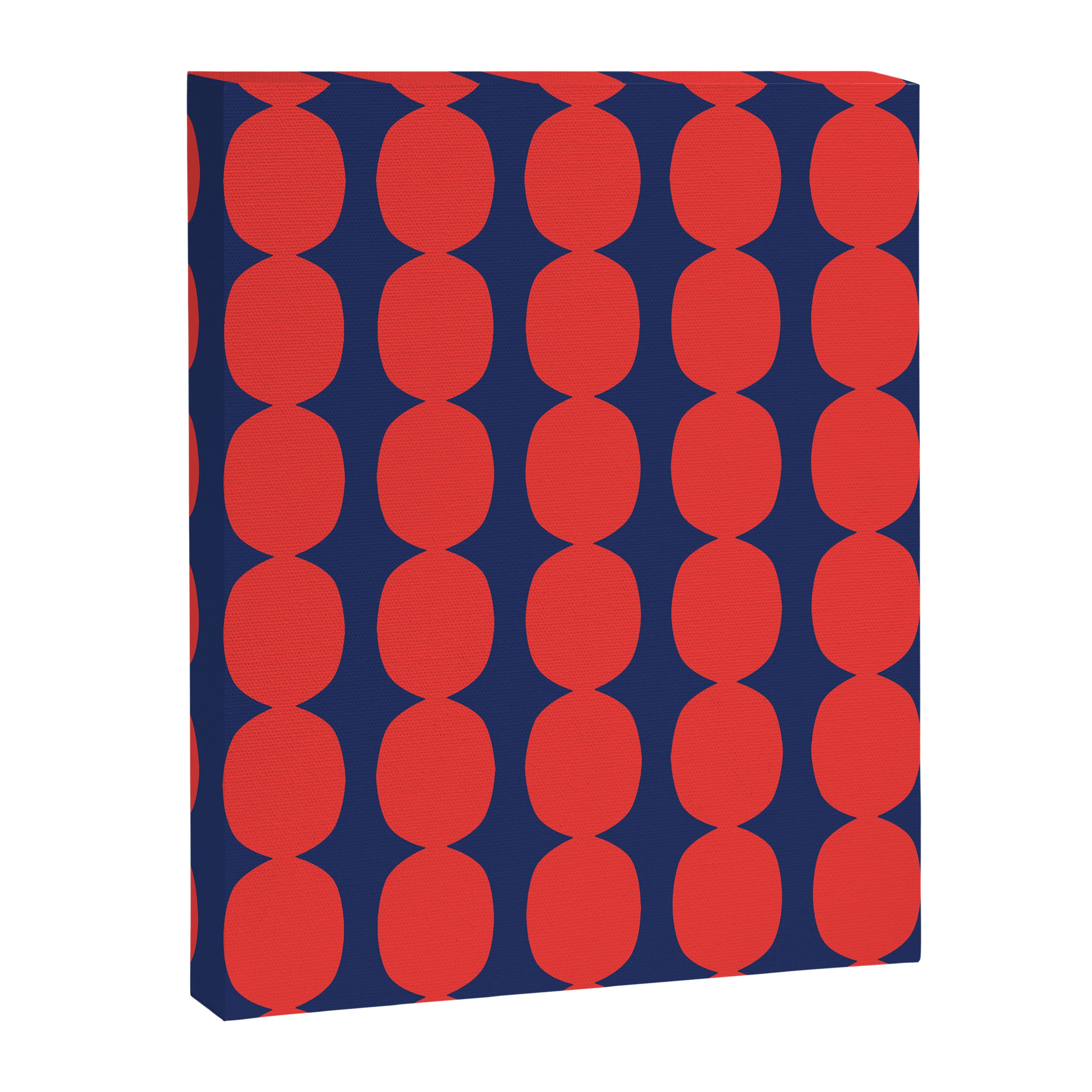 Ember and Navy Bubble Chain Canvas Print Gallery Image 8