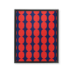 Ember and Navy Bubble Chain Framed Canvas Print Gallery Image 8