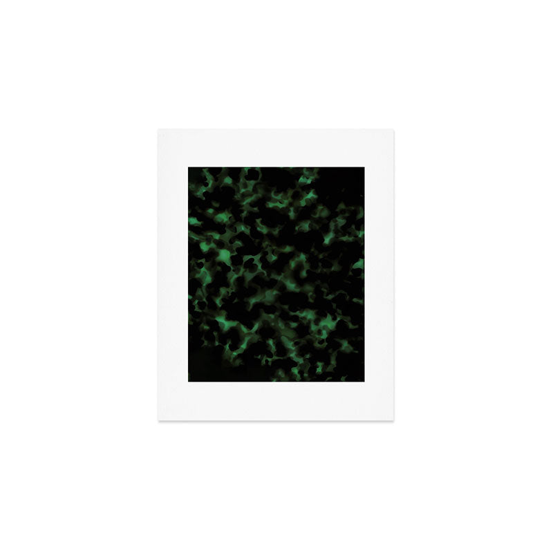Emerald Green Tortoise Art Print Gallery Image 1