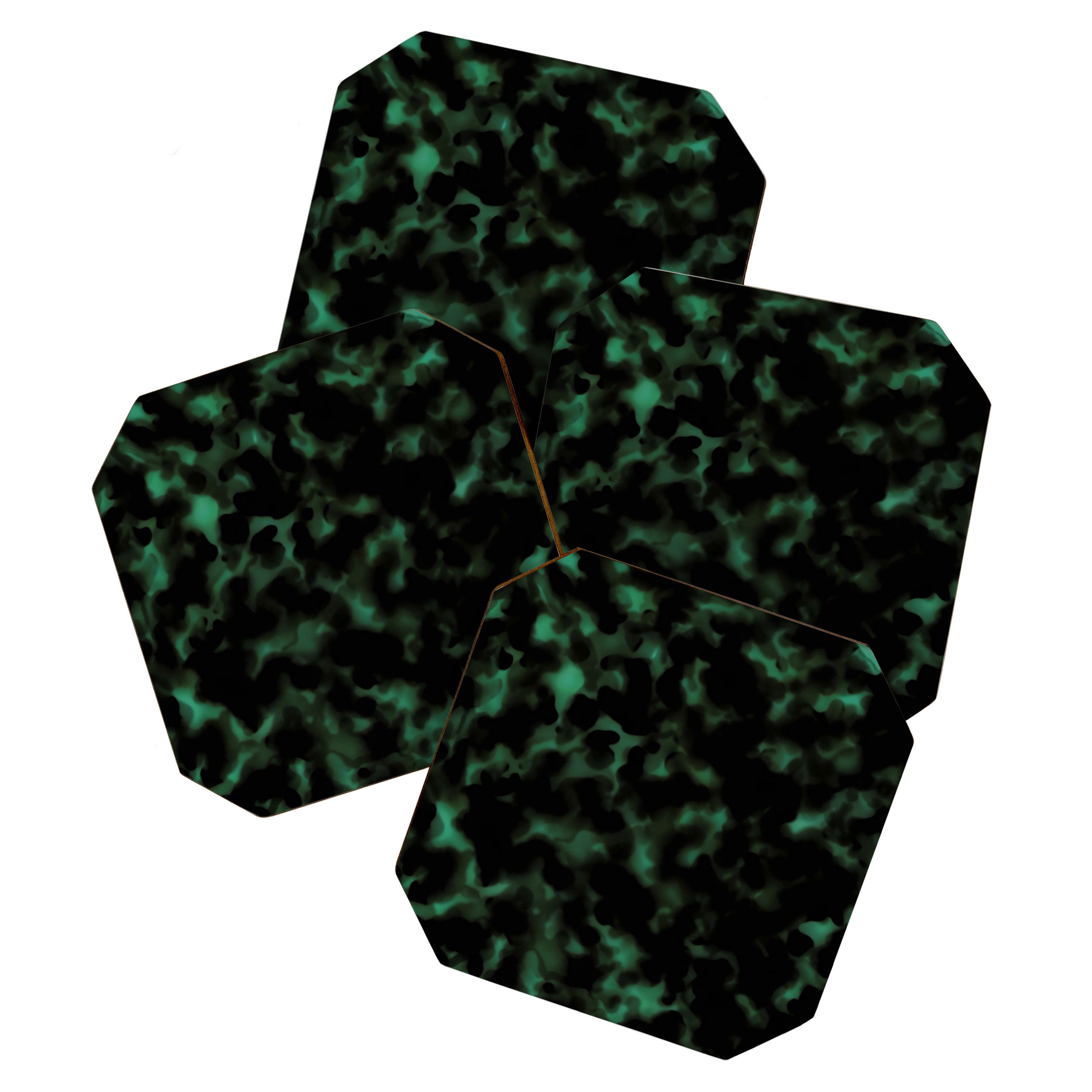Emerald Green Tortoise Coaster Gallery Image 1