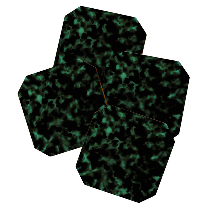 Emerald Green Tortoise Coaster Gallery Image 1