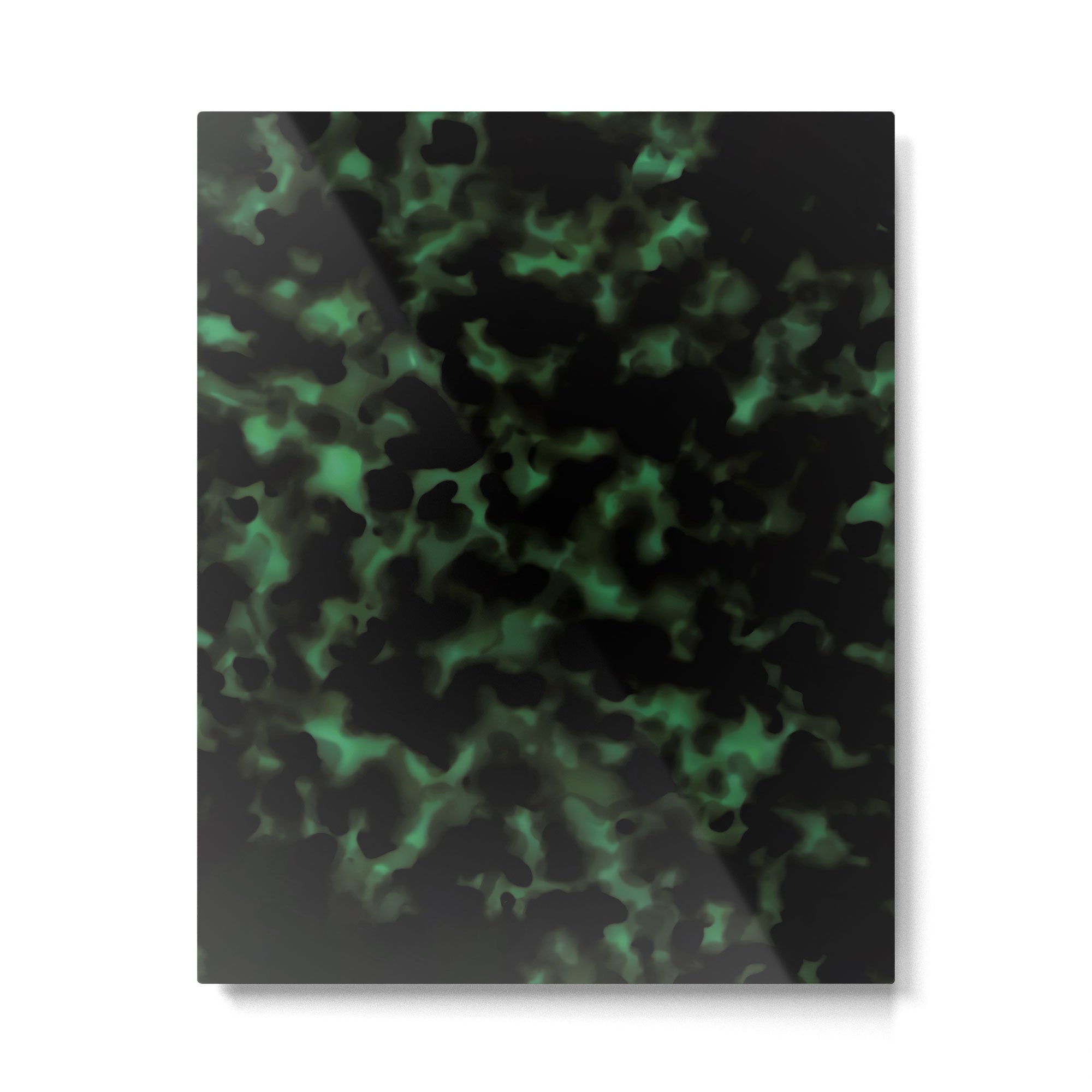 Emerald Green Tortoise Metal Print Gallery Image 4