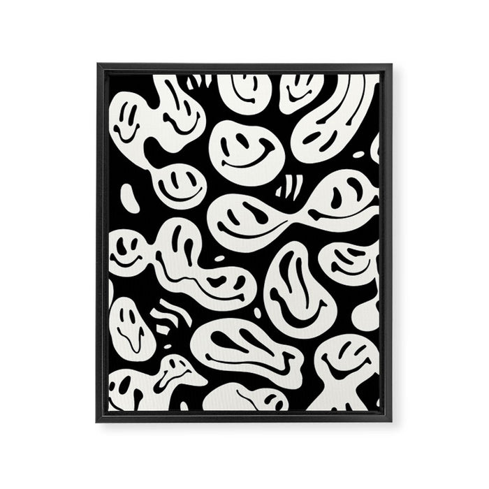 Ghost Melted Happiness Framed Canvas Print Gallery Image 1