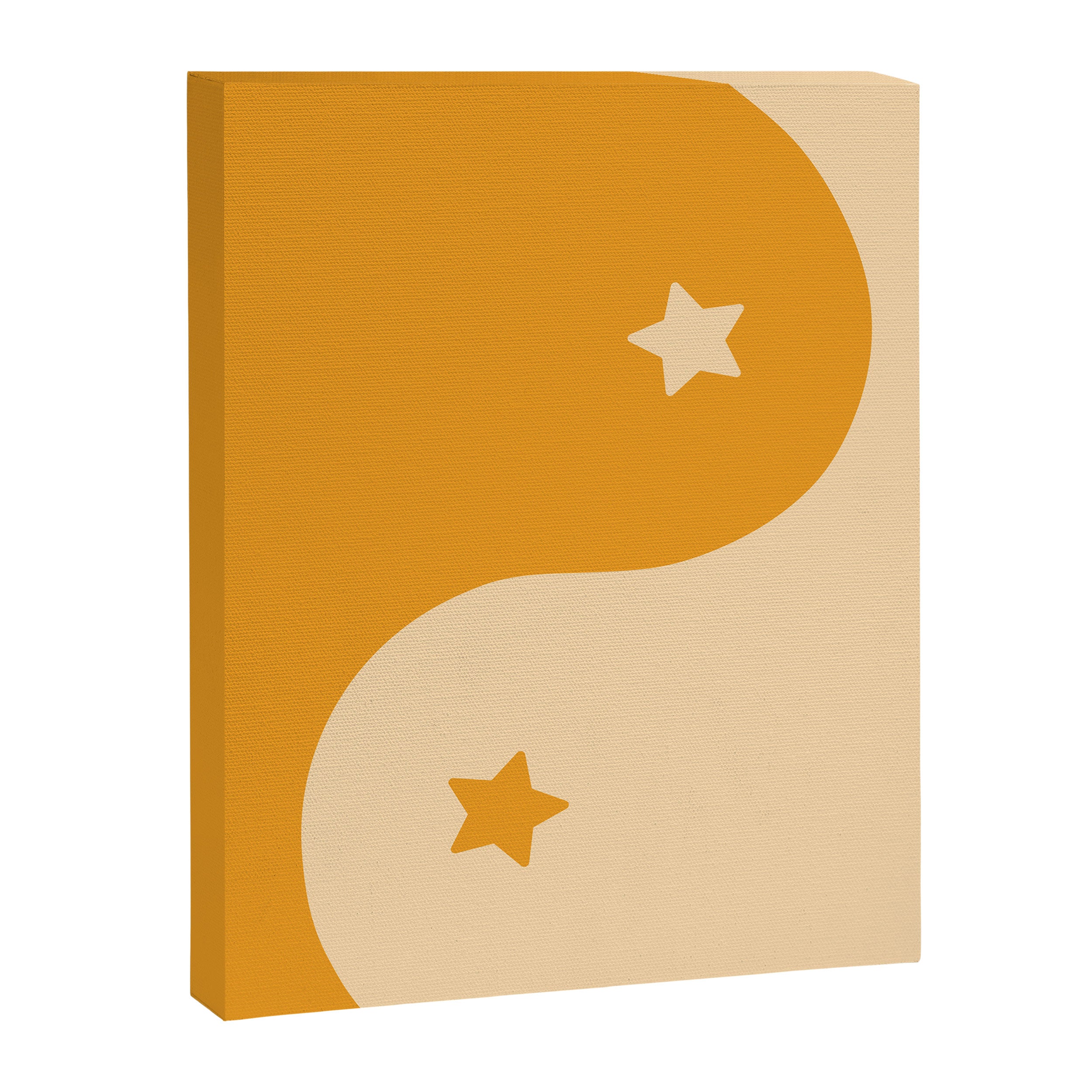 Honey Yin Yang Stars Canvas Print Gallery Image 8