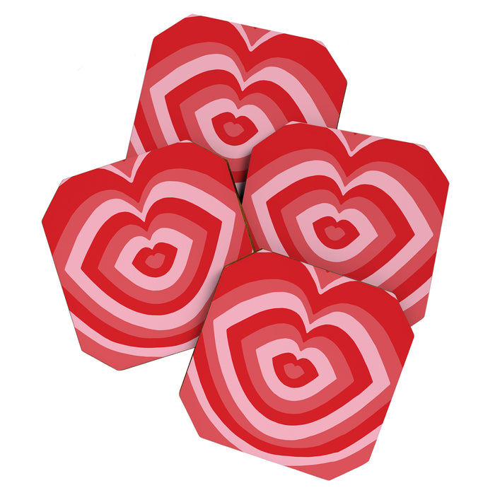 Hypnotic Cherry Lips Coaster Gallery Image 1