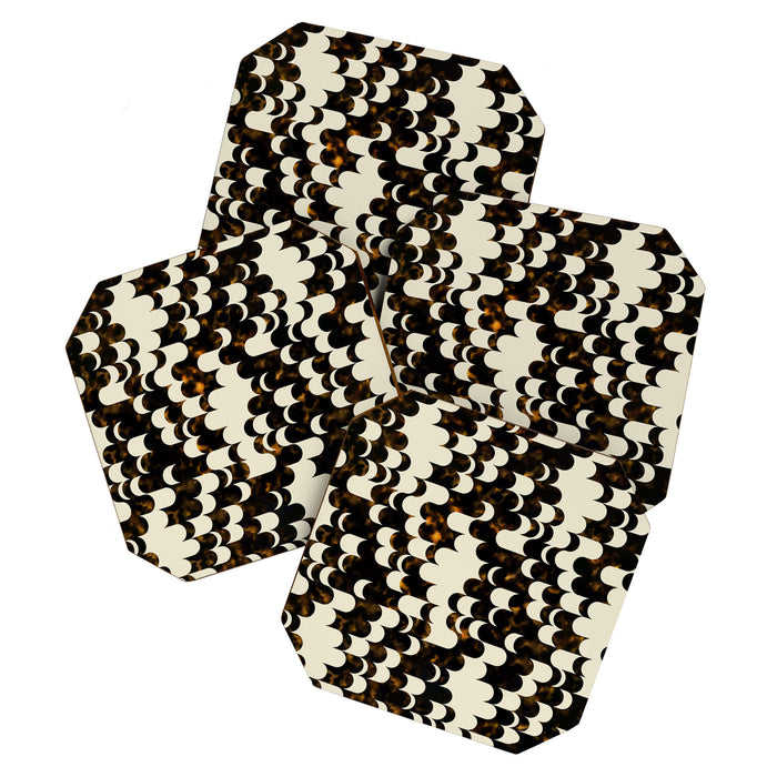 In Motion Amber Tortoise Coaster Gallery Image 1