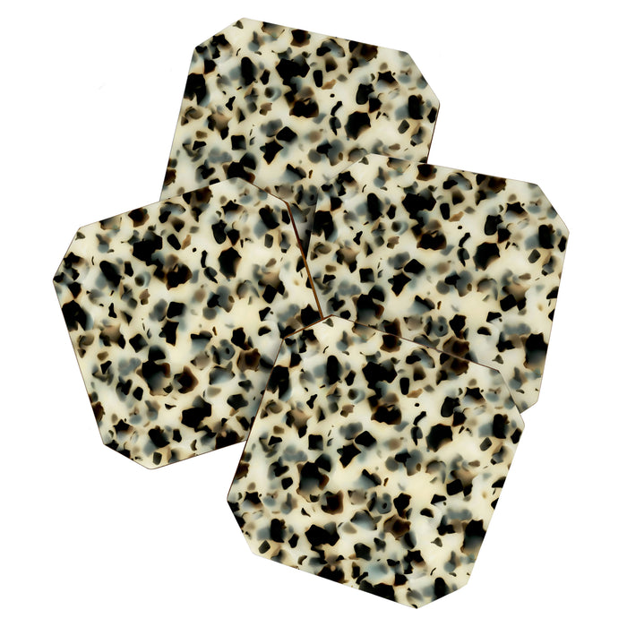 Ivory Acetate Tortoise Shell Coaster Gallery Image 1