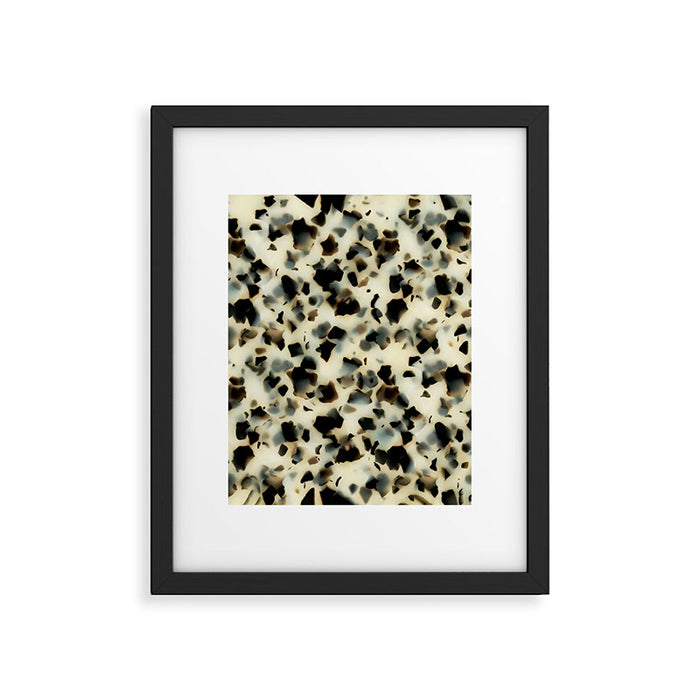 Ivory Acetate Tortoise Shell Framed Art Print Gallery Image 1
