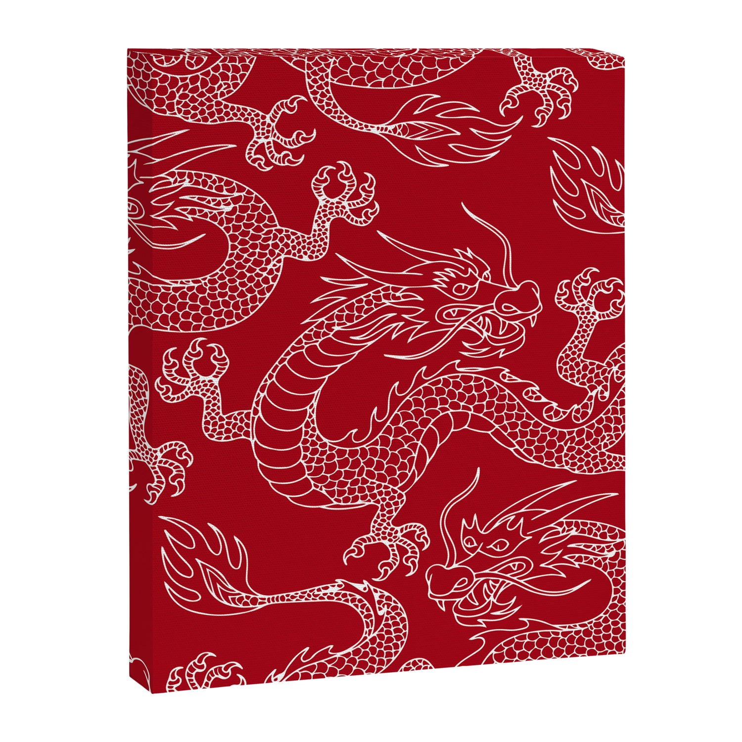 Lunar Year White Dragon Canvas Print Gallery Image 3