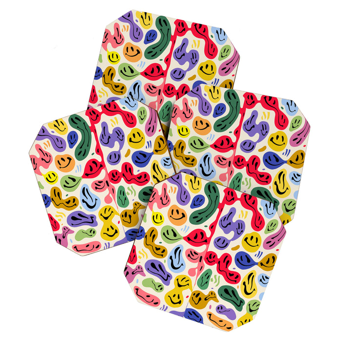 Melted Happiness Colores Coaster Gallery Image 1
