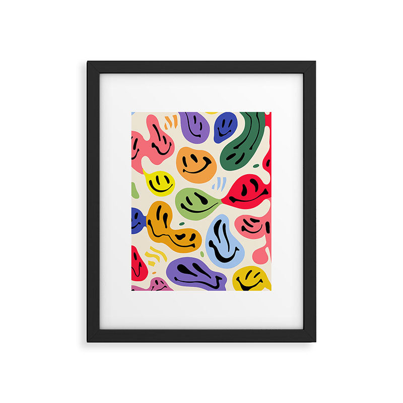 Melted Happiness Colores Framed Art Print Gallery Image 5