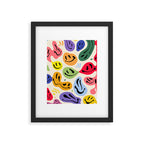 Melted Happiness Colores Framed Art Print Gallery Image 5