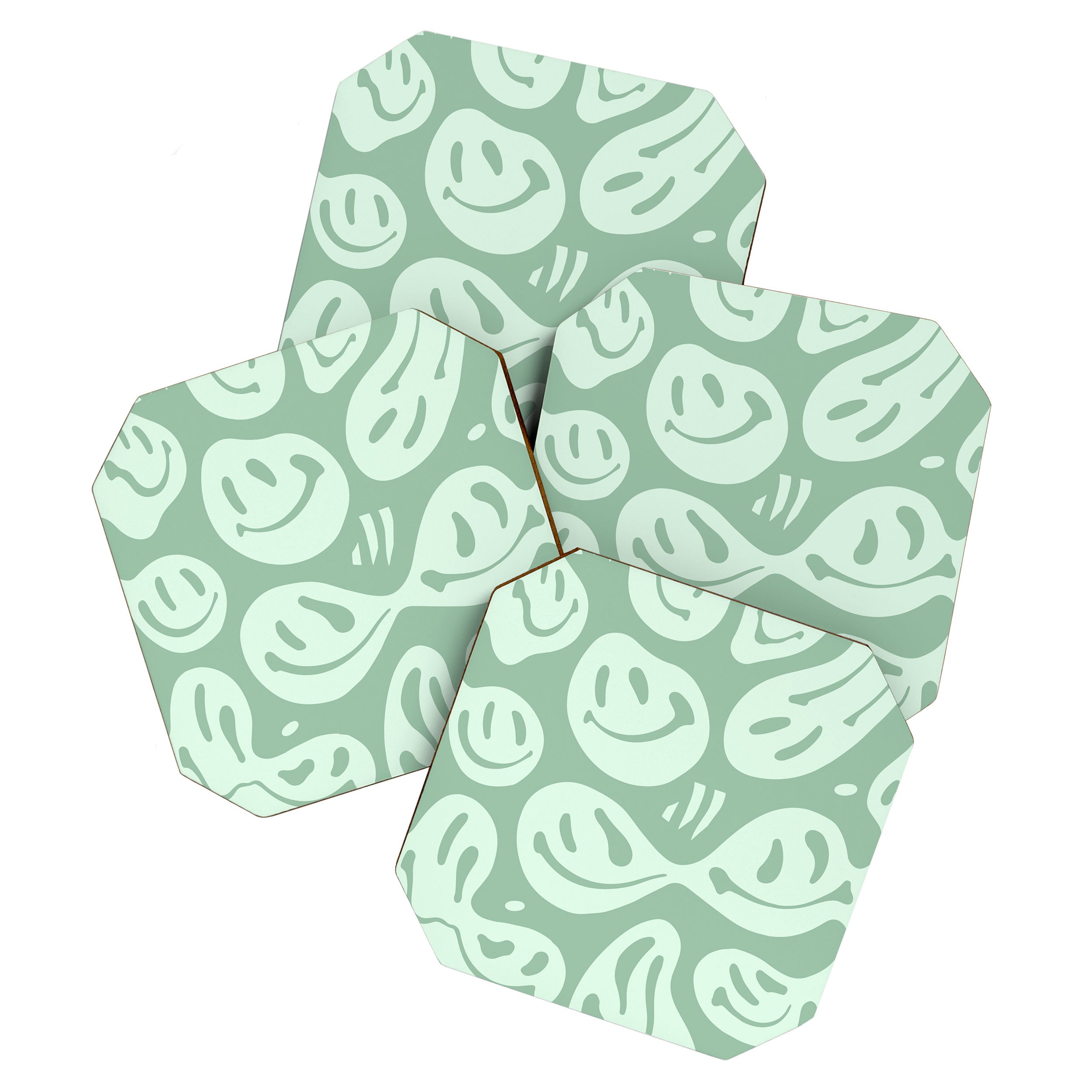 Minty Fresh Melted Happiness Coaster Gallery Image 1