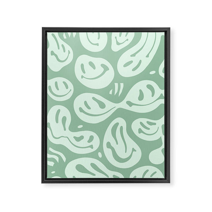Minty Fresh Melted Happiness Framed Canvas Print Gallery Image 1