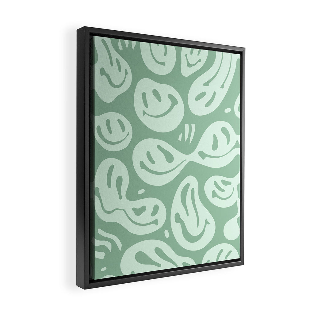 Minty Fresh Melted Happiness Framed Canvas Print Gallery Image 2