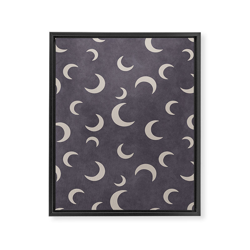 Moonlight Concrete Framed Canvas Print Gallery Image 6