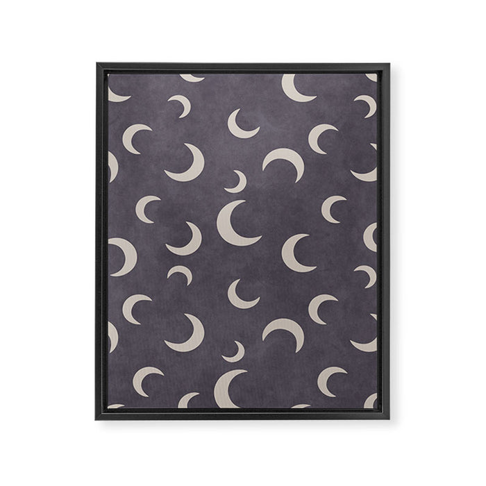 Moonlight Concrete Framed Canvas Print Gallery Image 1