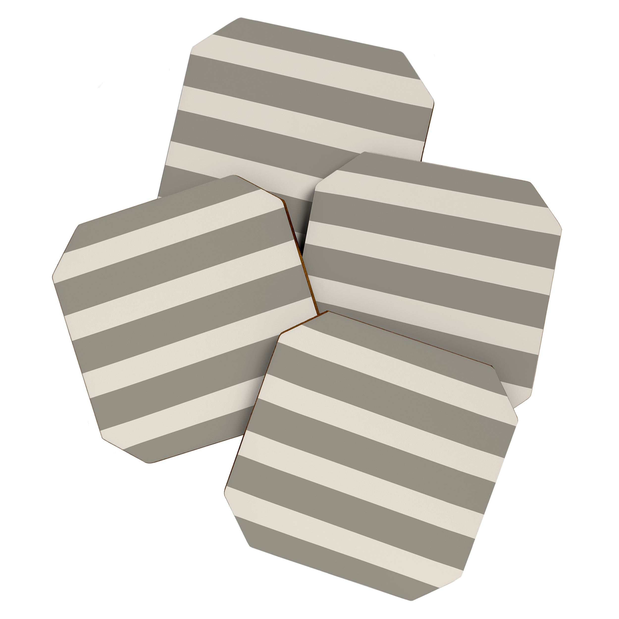Neutral Maxi Stripes Coaster Gallery Image 1