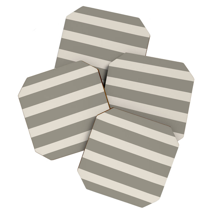 Neutral Maxi Stripes Coaster Gallery Image 1