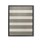Neutral Maxi Stripes Framed Canvas Print Gallery Image 6