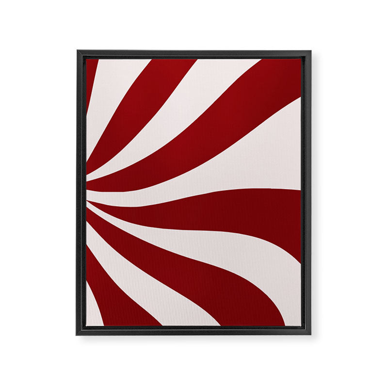 Peppermint Candy Flow Framed Canvas Print Gallery Image 6