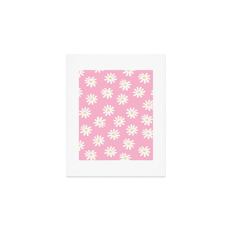 Pink Daisy Daydream Art Print Gallery Image 1
