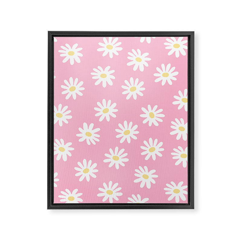 Pink Daisy Daydream Framed Canvas Print Gallery Image 6