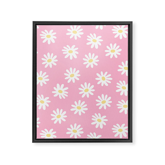 Pink Daisy Daydream Framed Canvas Print Gallery Image 1