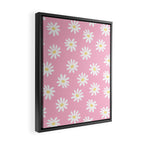 Pink Daisy Daydream Framed Canvas Print Gallery Image 2