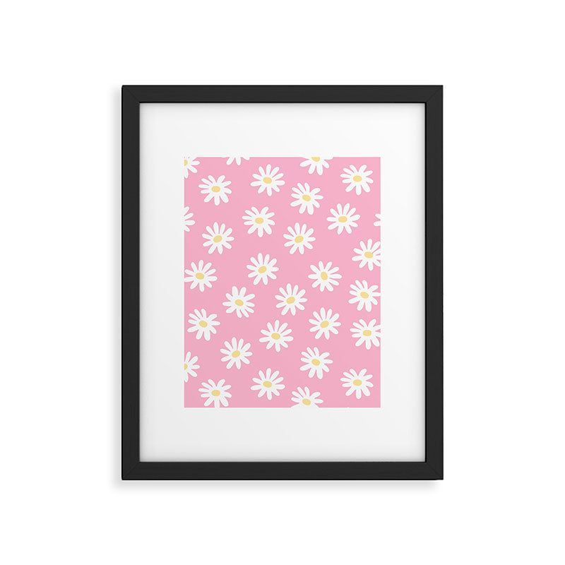 Pink Daisy Daydream Framed Art Print Gallery Image 5