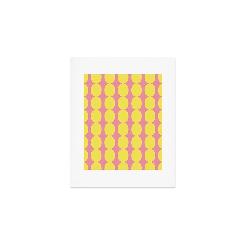 Pink Lemonade Bubble Chain Art Print Gallery Image 1