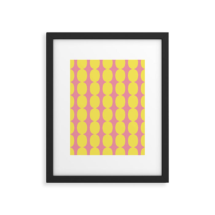 Pink Lemonade Bubble Chain Framed Art Print Gallery Image 1