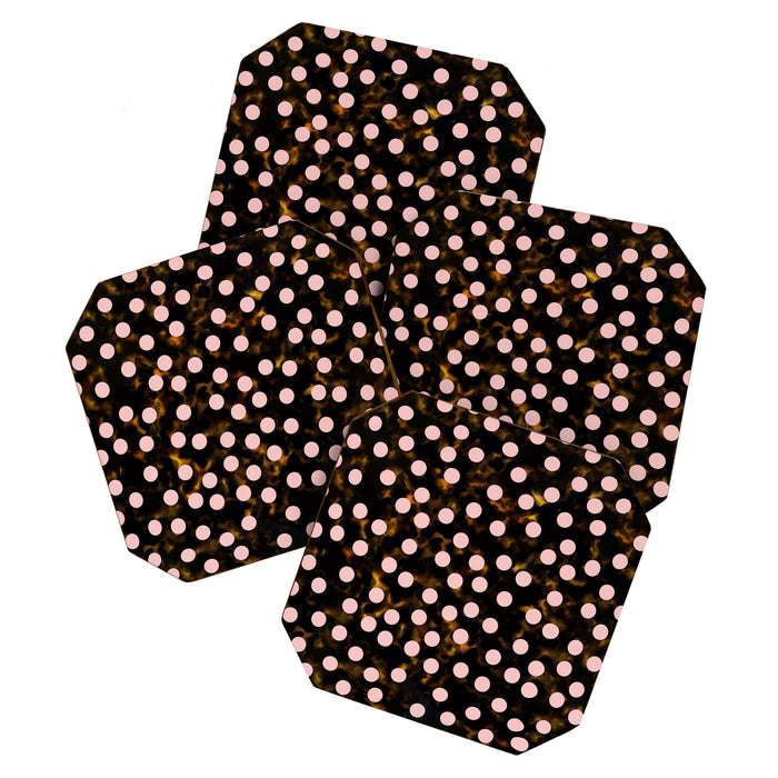 Scatter Dots Tortoise Coaster Gallery Image 1
