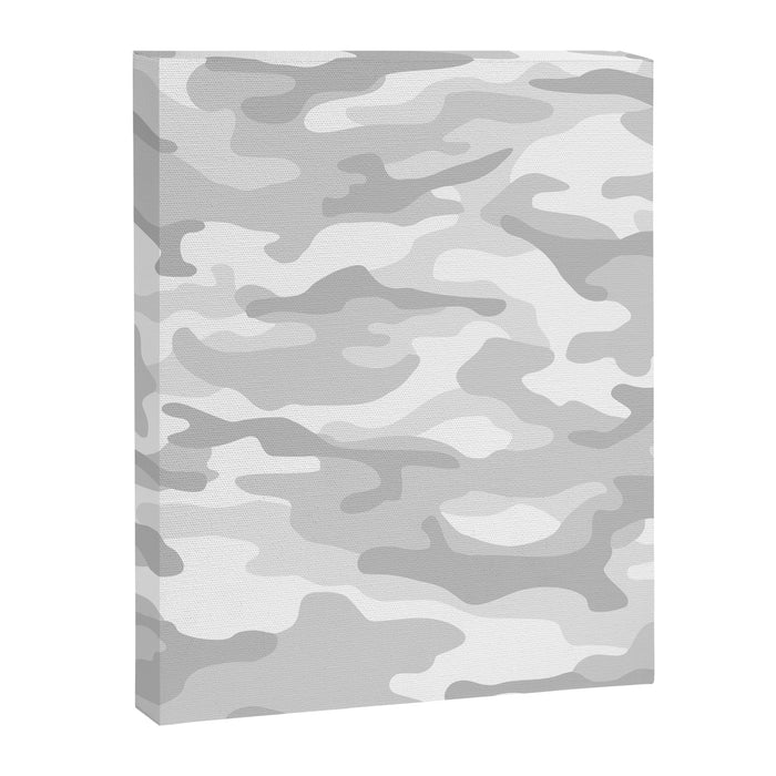 Snow Camo Canvas Print Gallery Image 1