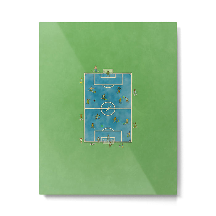 Soccer Club Metal Print Gallery Image 1