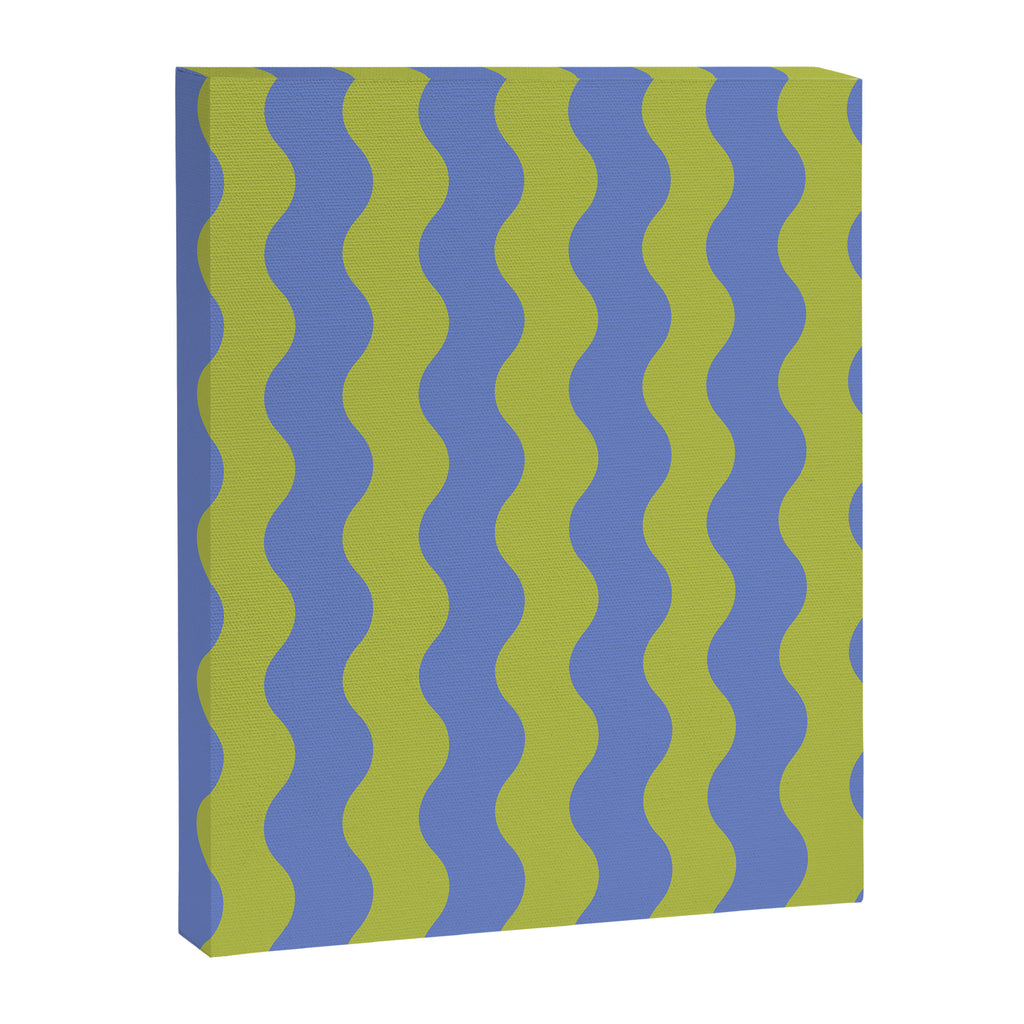 Striped Waves Retro Surf Canvas Print Gallery Image 6