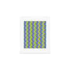 Striped Waves Retro Surf Art Print Gallery Image 1