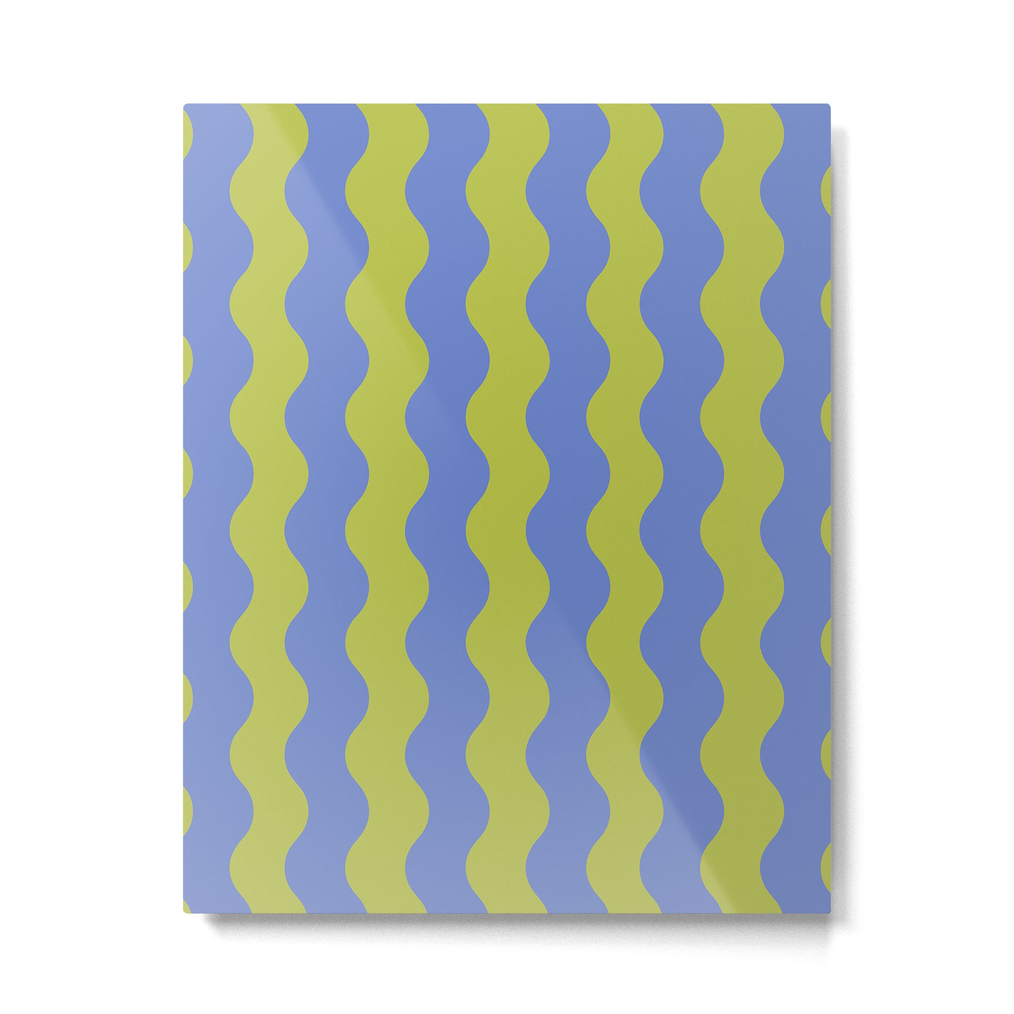 Striped Waves Retro Surf Metal Print Gallery Image 4
