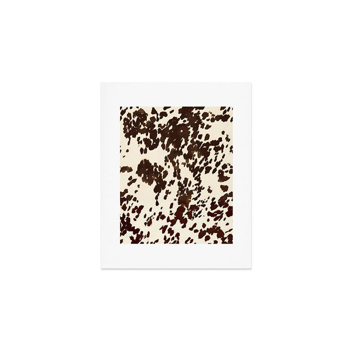 Textured Speckled Cow Art Print Gallery Image 1