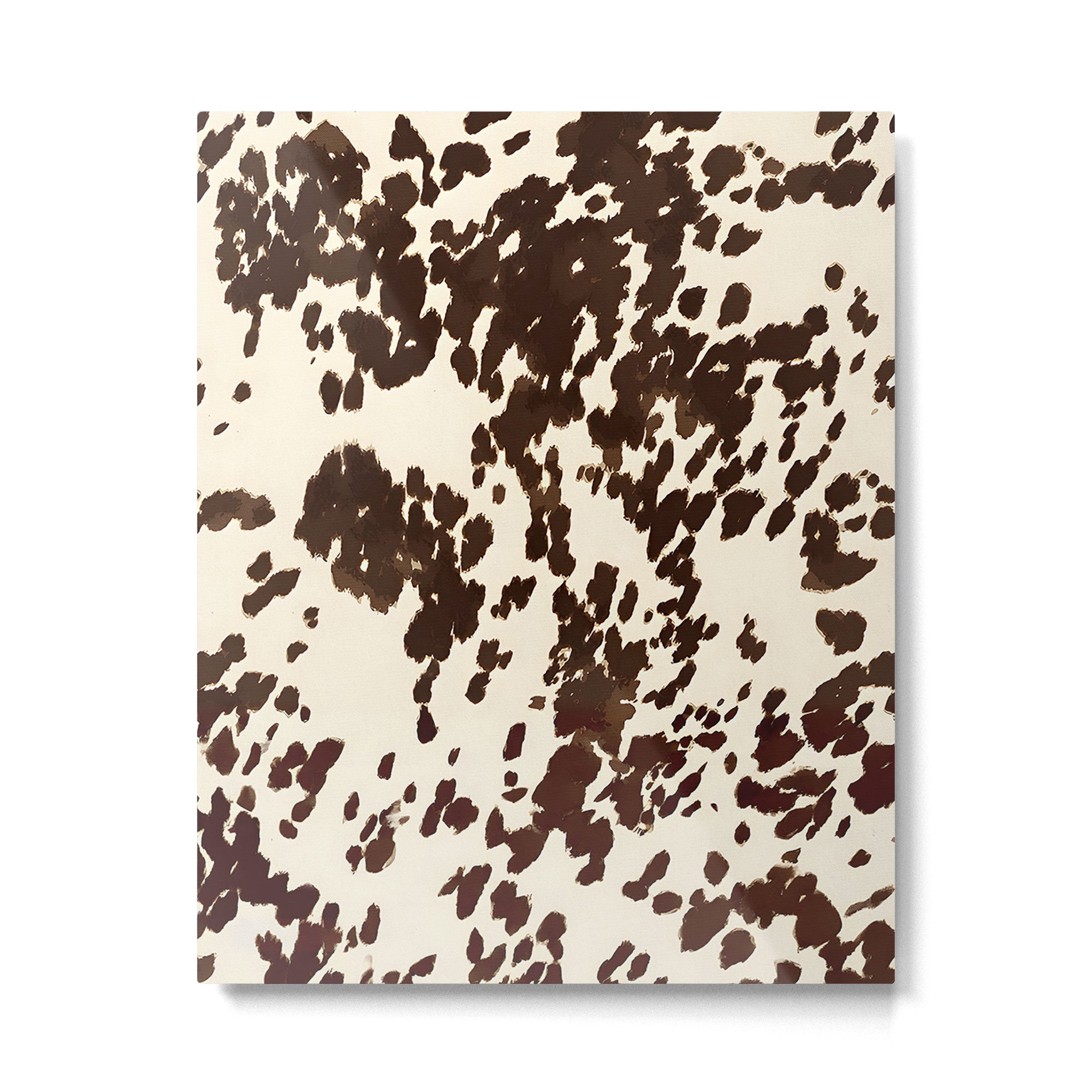Textured Speckled Cow Metal Print Gallery Image 4