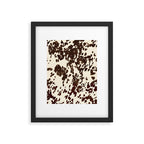 Textured Speckled Cow Framed Art Print Gallery Image 5