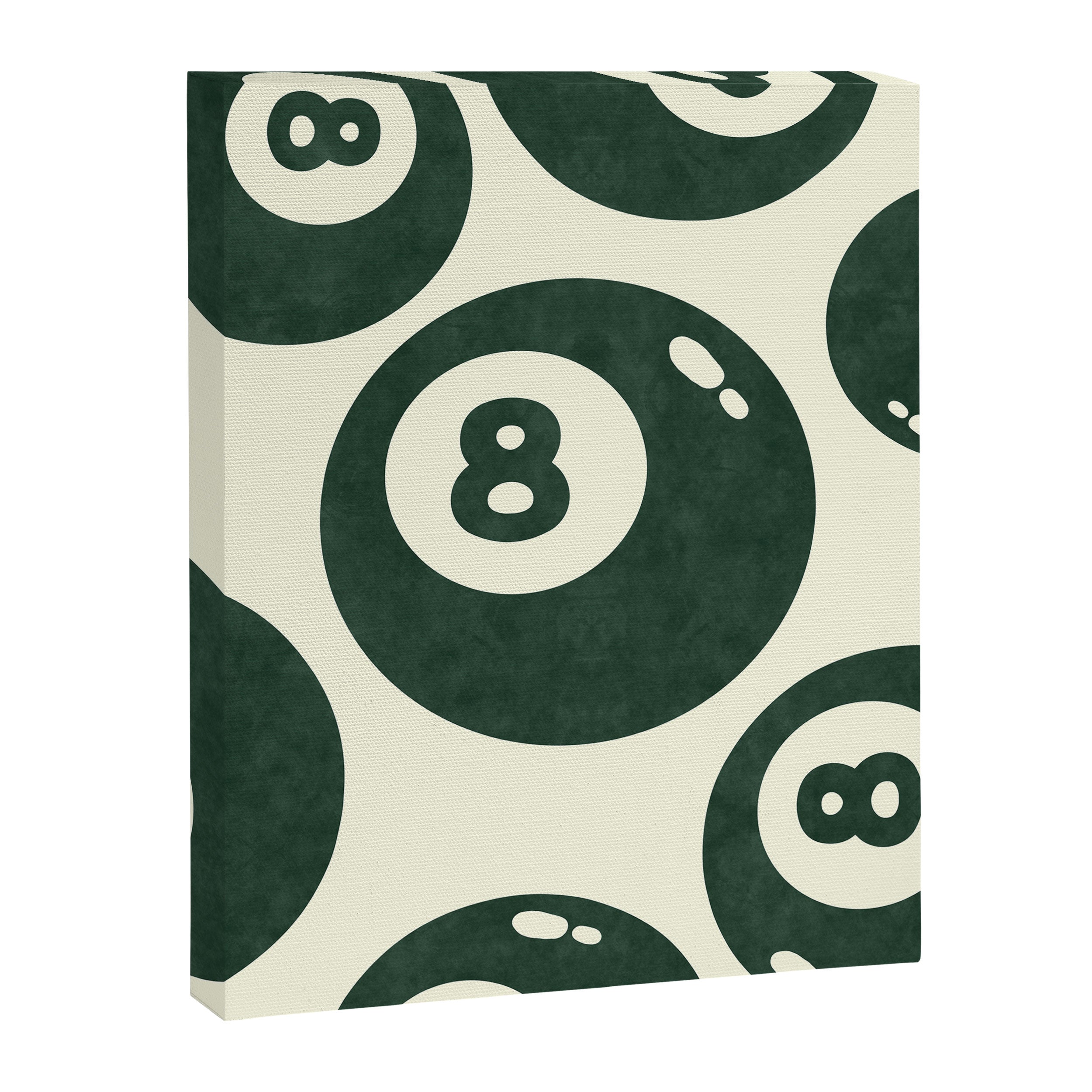 The 8 Ball Clubhouse Old Money Green Canvas Print Gallery Image 6