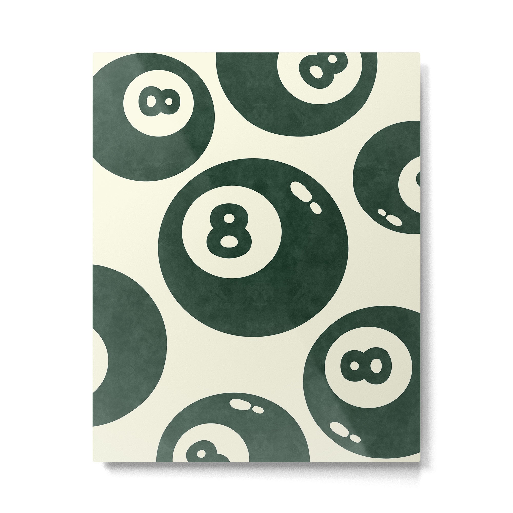 The 8 Ball Clubhouse Old Money Green Metal Print Gallery Image 4