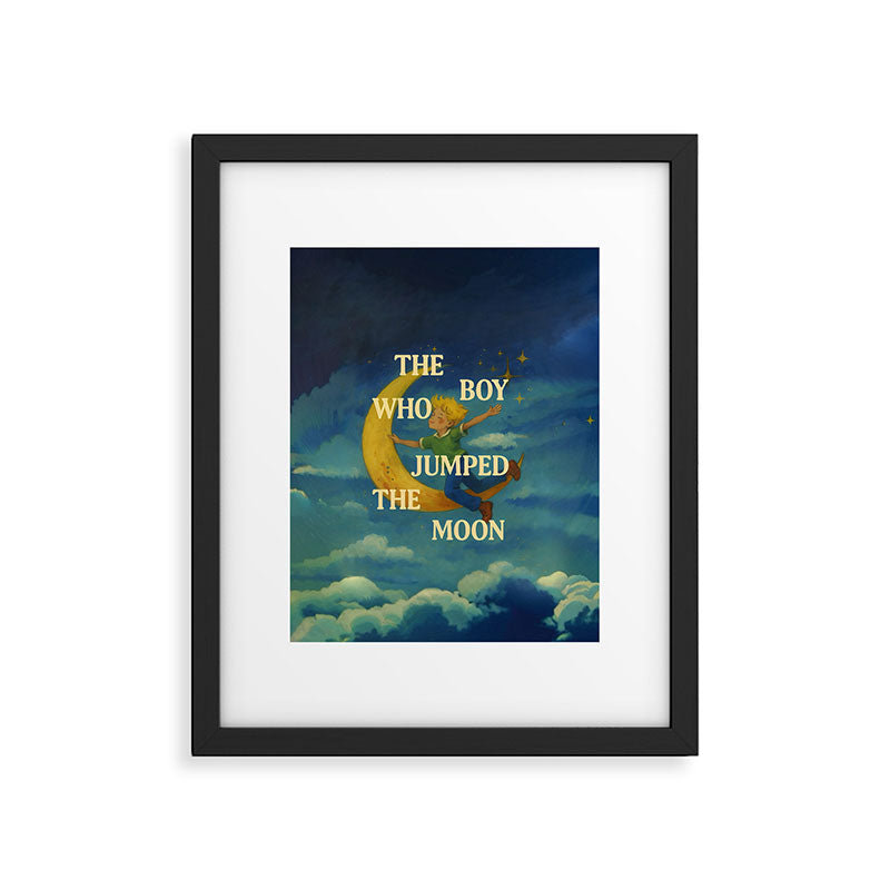 The Boy Who Jumped the Moon Framed Art Print Gallery Image 5