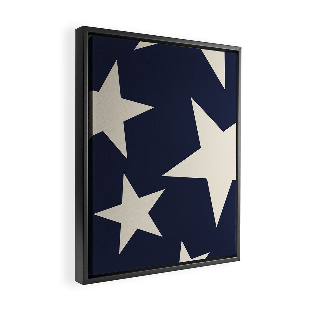 The Hamptons Big Ol' Stars Framed Canvas Print Gallery Image 2
