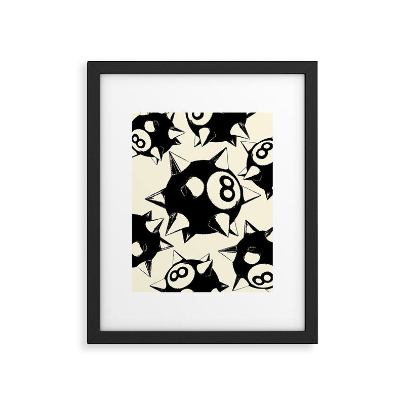 The Spiked 8 Ball Framed Art Print Gallery Image 5