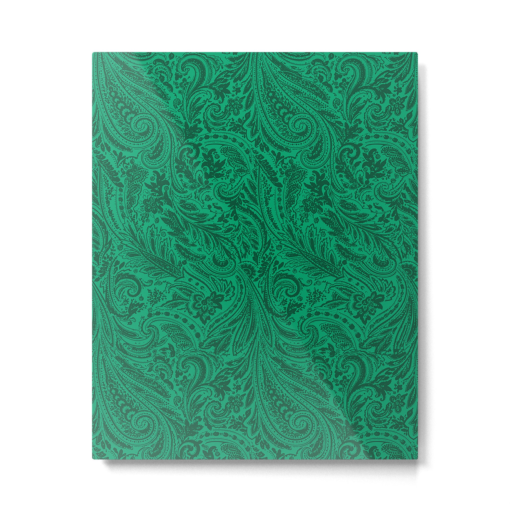 Vintage Paisley Money Green Metal Print Gallery Image 4