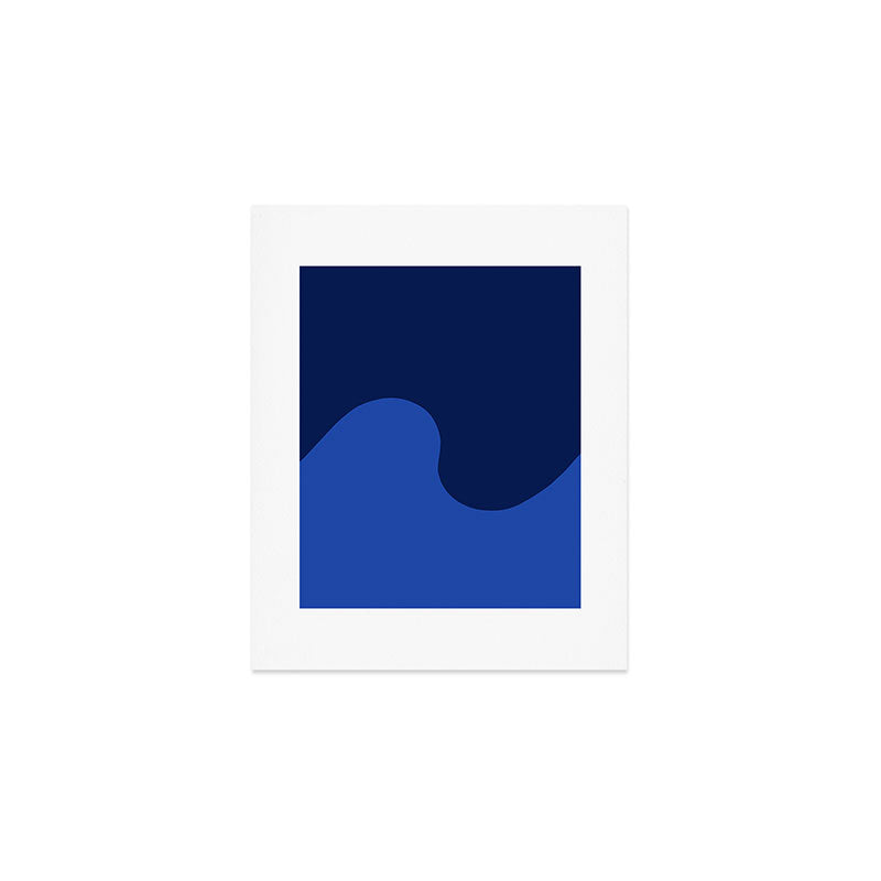 Wave Swirl Deep Sea Art Print Gallery Image 1