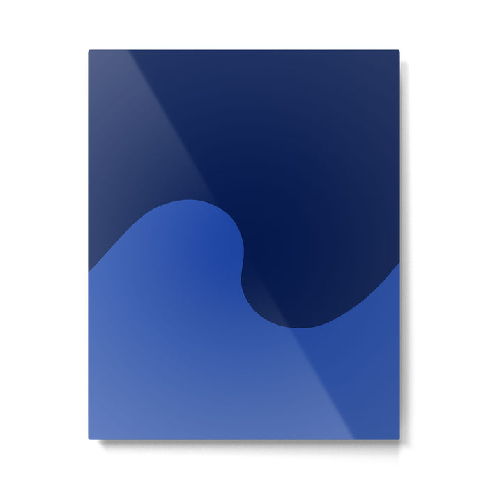 Wave Swirl Deep Sea Metal Print Gallery Image 1