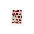 Wine Wonky Stars Art Print Gallery Image 1